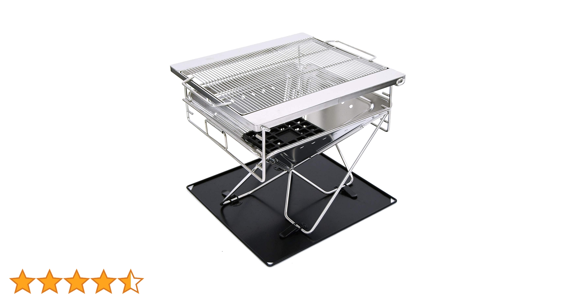 Amazon.co.jp: 焚き火台 Lサイズ フルセット 5段階高さ調整 BBQグリル